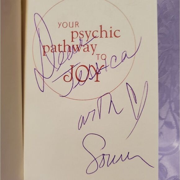🔺️NWOT Signed Copy Your Psychic Pathway to Joy Book - Picture 3 of 3
